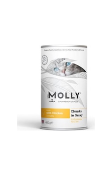 Molly Soslu Tavuklu Konserve Yetişkin Kedi Maması 400 G Molly Soslu Tavuklu Konserve Yetişkin Kedi Maması 400 G
