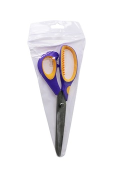 Taksun Gl-203 Terzi Makas 9½" Alman Stili Keskin Güçlü Bıçaklar Renkli Plastik Silikon Destekli Sap - 12'li Paket