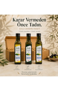 Avilo Zeytinyağı Deneme Seti 3 x 250 ML Avilo Zeytinyağı Deneme Seti 3 x 250 ML
