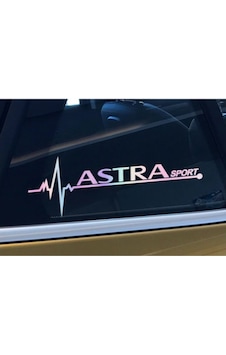 Opel Astra Yan Cam Sticker Oto Kapı 20 Cm X 7 Cm Renkli Opel Astra Yan Cam Sticker Oto Kapı 20 Cm X 7 Cm Renkli