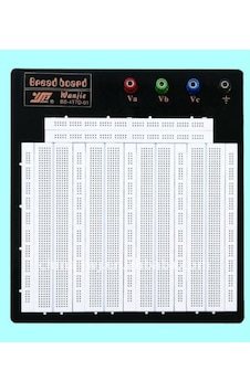 4 Lü Büyük Boy Breadboard 3220 Delik Beyaz Born Klemensli 2,54 Header Uyumlu