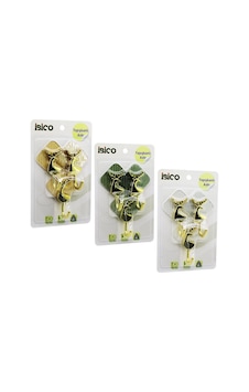 İbico İ17-009 3'lü Gold Geyik Figürlü Krom Görünümlü Plastik Askı Yapışkanlı, Mika Kristal Plaka 3kg- 12'li Paket İbico İ17-009 3'lü Gold Geyik Figürlü Krom Görünümlü Plastik Askı Yapışkanlı, Mika Kristal Plaka 3kg- 12'li Paket