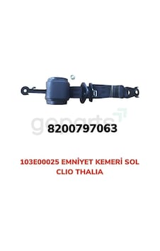 Emniyet Kemeri Otomatik Sol Clio - Thalia
