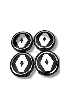 Renault Logolu 58/ 55 Mm Siyah Geçmeli Jant Göbeği Kapak Seti, 4 Adet Krom Görünümlü Renault Logolu 58/ 55 Mm Siyah Geçmeli Jant Göbeği Kapak Seti, 4 Adet Krom Görünümlü