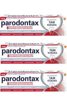 Parodontax Tam Koruma Beyazlatıcı Diş Macunu 75 ML x 3 Parodontax Tam Koruma Beyazlatıcı Diş Macunu 75 ML x 3