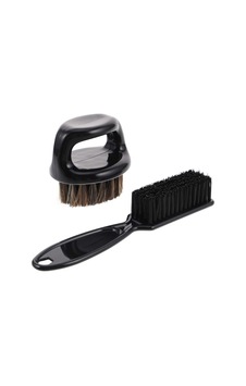 Fade Fırça Ve Silindir Berber Yuvarlak Barber Ense Fırçası Siyah Renk Siyah - 941274251