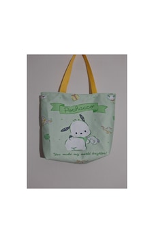 Owl Bag Sanrio Kawai - Pochacco Desenli Tasarım Kumaş Omuz Çantası Yeşil Owl Bag Sanrio Kawai - Pochacco Desenli Tasarım Kumaş Omuz Çantası Yeşil
