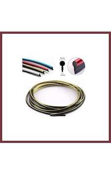 Storeşahin Nikelaj Fitilli Işıksız İp Neon Torpido Şeridi 5 Metre Altın Sarı Shn0720