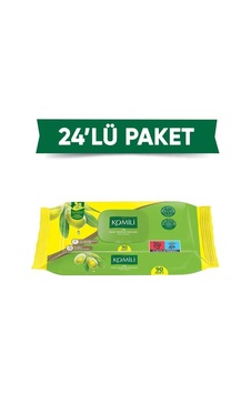 Komili Zeytinyağlı Islak Havlu 90 Yaprak X 24 Adet 24'lü Set Komili Zeytinyağlı Islak Havlu 90 Yaprak X 24 Adet 24'lü Set