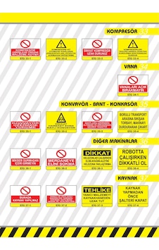 Pvc 0,50 Mm Yanıcı Ve Patlayıcı Maddeler Yanında Kaynak Yapılması Yasak Ve Tehlikelidir İkaz Levhası - 2 Adet