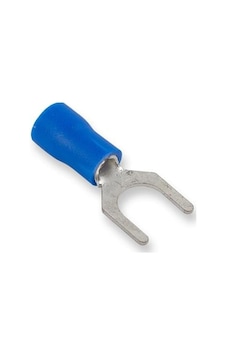Eurowest 1,50-2,50mm M6 Çatal Tip İzoleli Kablo Ucu - 200 Adet