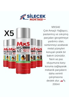 Mxs40 Gıcırtıcı Önler Çok Amaçlı Yağlayıcı 200ml 70060 5 Adet 5 Adet