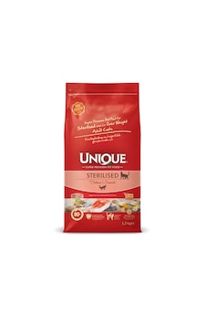 Unique Kısırlaştırılmış Somonlu Yetişkin Kedi Maması 1500 G Unique Kısırlaştırılmış Somonlu Yetişkin Kedi Maması 1500 G
