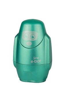 Serve E-Bot Silgili Kalemtraş Metalik Yeşil
