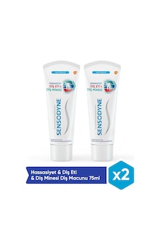 Sensodyne Hassasiyet & Diş Eti & Diş Minesi Diş Macunu 2 x 75 ML Sensodyne Hassasiyet & Diş Eti & Diş Minesi Diş Macunu 2 x 75 ML