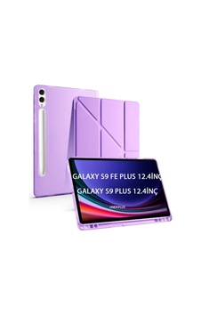 S9 Fe /s10 İle Uyumlu Kılıf Kalem Bölmeli Trifolding Case X610 X616 X820 X826 X828 Lila Sku: Zeusb0dypmk8gn Arka Kapak
