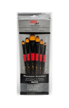Stilo Kedi Dili Fırça Seti Art Set-2 6lı Stilo Kedi Dili Fırça Seti Art Set-2 6lı