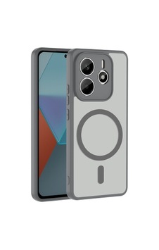 Xiaomi Redmi Note 14 4g Kılıf M-safe Şarj Özellikli Zore Babet Kapak Xiaomi Redmi Note 14 4g Zore - Gri Xiaomi Redmi Note 14 4g Kılıf M-safe Şarj Özellikli Zore Babet Kapak Xiaomi Redmi Note 14 4g Zore - Gri