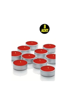 8 Adet Kırmızı Suda Yüzen Restoran Cafe Bar Sarı Mavi Kırmızı Pembe Renk Yuvarlak Tea Light Mum Kırmızı 8 Adet Kırmızı Suda Yüzen Restoran Cafe Bar Sarı Mavi Kırmızı Pembe Renk Yuvarlak Tea Light Mum Kırmızı