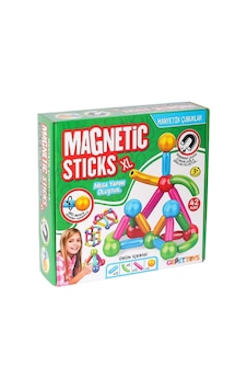 Ms-42s Manyetik Bloklar Çubuk 42 Parça -Gepettoy Ms-42s Manyetik Bloklar Çubuk 42 Parça -Gepettoy
