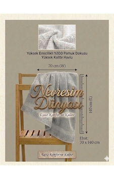 Eco Lounge Prime Havlu 70x140 Gri Açık Gri Eco Lounge Prime Havlu 70x140 Gri Açık Gri