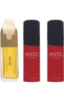 Pastel Kadın Parfüm EDT 50 ML + Sprey Deodorant 2 x 125 ML Pastel Kadın Parfüm EDT 50 ML + Sprey Deodorant 2 x 125 ML