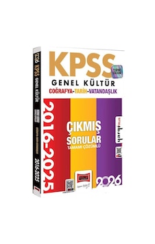 Yargı 2026 Kpss Genel Kültür Tarih Coğrafya Vatandaşlık 2016-2026 Konu Konu Tamamı Çözümlü Çıkmış Sorular Yargı 2026 Kpss Genel Kültür Tarih Coğrafya Vatandaşlık 2016-2026 Konu Konu Tamamı Çözümlü Çıkmış Sorular