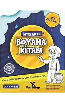İnteraktif Boyama Kitabı 1- Yeti Kitap