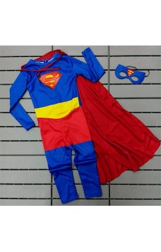 Tarzkids Süperman Kostüm Çocuk Kırmızı Tarzkids Süperman Kostüm Çocuk Kırmızı