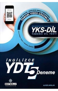 Borealıs Yks-Dil İngilizce 5 Deneme Video Çözümlü