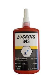Lockıng 343 Orta Kuvvet Civata Sabitleyici -250 Ml Lockıng 343 Orta Kuvvet Civata Sabitleyici -250 Ml