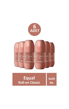 Equal Kadın Roll-on Deodorant 50 Ml 6 Adet Equal Kadın Roll-on Deodorant 50 Ml 6 Adet