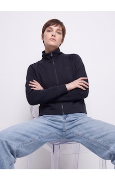 Jeep J6wl-swt7032 Siyah Kadın Dik Yaka Baskılı Relaxed Sweatshirt Jeep J6wl-swt7032 Siyah Kadın Dik Yaka Baskılı Relaxed Sweatshirt