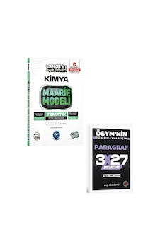 2027 Çap 2027 Üniversiteye Hazırlık Kimya Ders Platosu Maarif Modeli Tematik Soru Bankası + Evp Akademi Paragraf