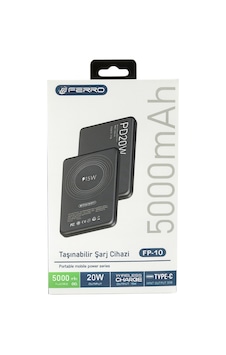 Ferrı Fp-10 5.000 Mah Magsafe Özellikli Powerbank Renkli