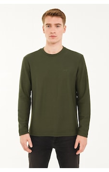 Classics Men Erkek Oversize Uzun Kol Sıfır Yaka Sweatshırt-7143 Haki Classics Men Erkek Oversize Uzun Kol Sıfır Yaka Sweatshırt-7143 Haki