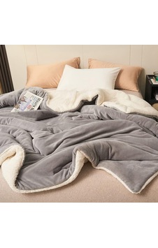 Mulberry Sherpa Polar Çift Taraflı Çift Kişilik Battaniye 220 x 240 Mulberry Sherpa Polar Çift Taraflı Çift Kişilik Battaniye 220 x 240