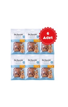 Dr.sacchi Premium Küçük Tavuk Parçacıklı Tahılsız Köpek Ödülü 100gr 6 Adet