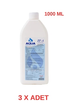 Aquaseptica 3 Adet Zefiran Zf-a Ekipman Yüzey Hijyen Solüsyonu 1000 Ml Su Bazlı Yüzey Temizleyici