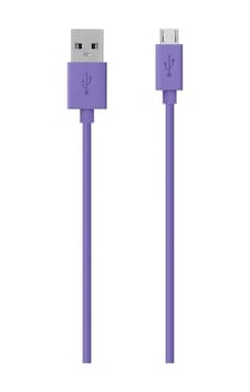 Belkin F2cu012bt2m-pur Usb Kablo 2.0 Usb A Micro-usb B, 2m, Mor Belkin F2cu012bt2m-pur Usb Kablo 2.0 Usb A Micro-usb B, 2m, Mor