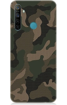 Realme 5i Uyumlu Kamuflaj Desenli Silikon Kılıf Realme 5i Uyumlu Kamuflaj Desenli Silikon Kılıf