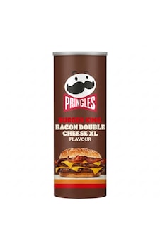 Pringles Burger King Bacon Double Cheese Xl Flavour 165g Pringles Burger King Bacon Double Cheese Xl Flavour 165g