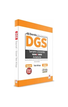 DGS Kitap Konu Özetli Soru Bankası Video Anlatımlı Tek Kitap