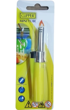 Clipper Mini Tube Mutfak Çakmağı Sarı Clipper Mini Tube Mutfak Çakmağı Sarı
