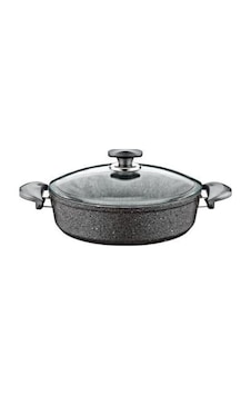 Oms Gr202 Granit Gri Tencere 26 CM Oms Gr202 Granit Gri Tencere 26 CM