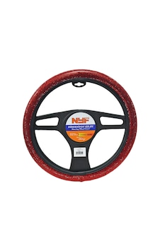 Nyf F-1501 Geçmeli Direksiyon Kılıfı Taşlı Kırmızı Full 38 Cm Nyf F-1501 Geçmeli Direksiyon Kılıfı Taşlı Kırmızı Full 38 Cm