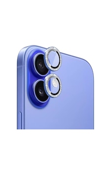 Apple Uyumlu iPhone 16 Ve 16 Plus Laciverttaş Ultramarine Taşlı Kamera Lens Koruyucu Cam Mavi Apple Uyumlu iPhone 16 Ve 16 Plus Laciverttaş Ultramarine Taşlı Kamera Lens Koruyucu Cam Mavi