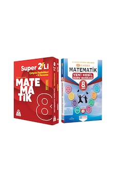 Örnek Akademi 8. Sınıf Süper İkili Matematik Seti Ve Evrensel Soru Bankası Seti 2 Kitap Örnek Akademi 8. Sınıf Süper İkili Matematik Seti Ve Evrensel Soru Bankası Seti 2 Kitap
