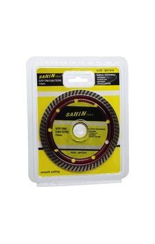 Şahin Tools Şht-014 İnce Hassas Turbo Kesici Disk 115x22.2-3mm Mermer Granit Seramik Spral Taşı - 10'li Paket