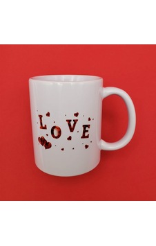 Love Tasarım Kupa Bardak Çok Renkli Love Tasarım Kupa Bardak Çok Renkli